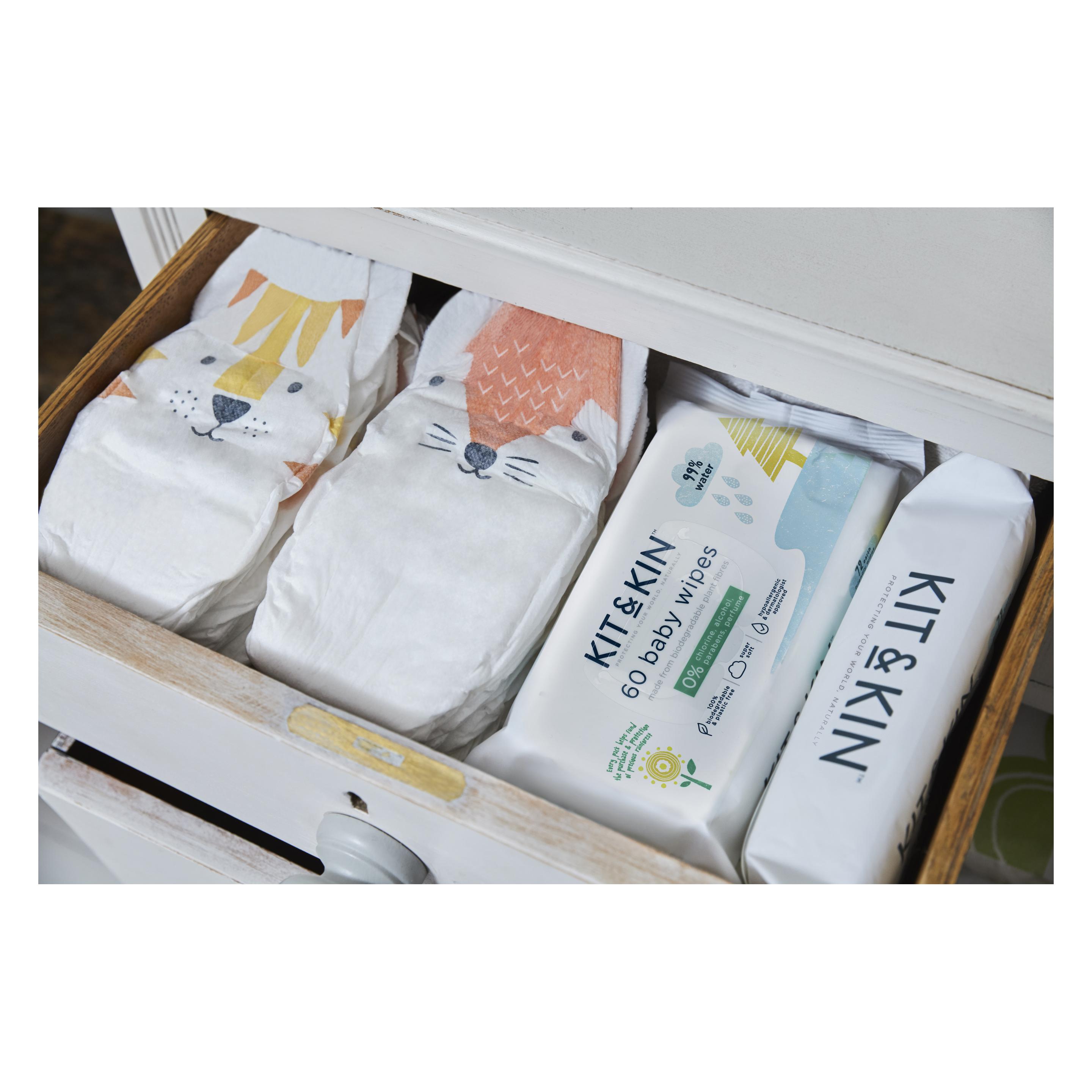 Kit & Kin Wipes (1 x 60 Stk.) (KKBABYWIPES)