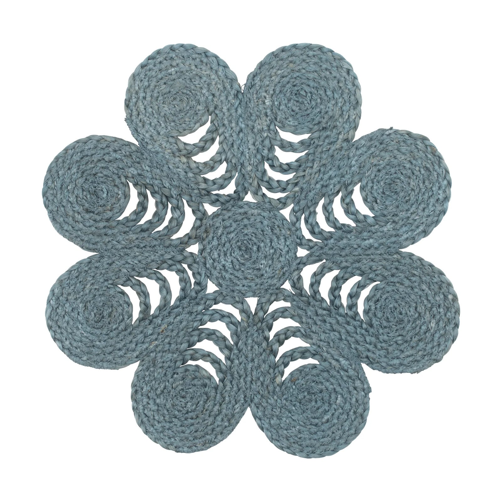 Dixie Elin placemat anemone Horizon blue Ø40 cm