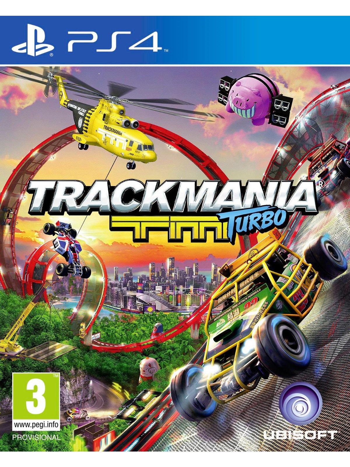 Trackmania Turbo - Sony PlayStation 4 - Rennspiel - PEGI 3