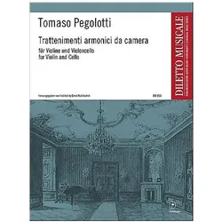 Trattenimenti armonici da camera für Violine und Violoncello, Fachbücher von Tomaso Pegolotti