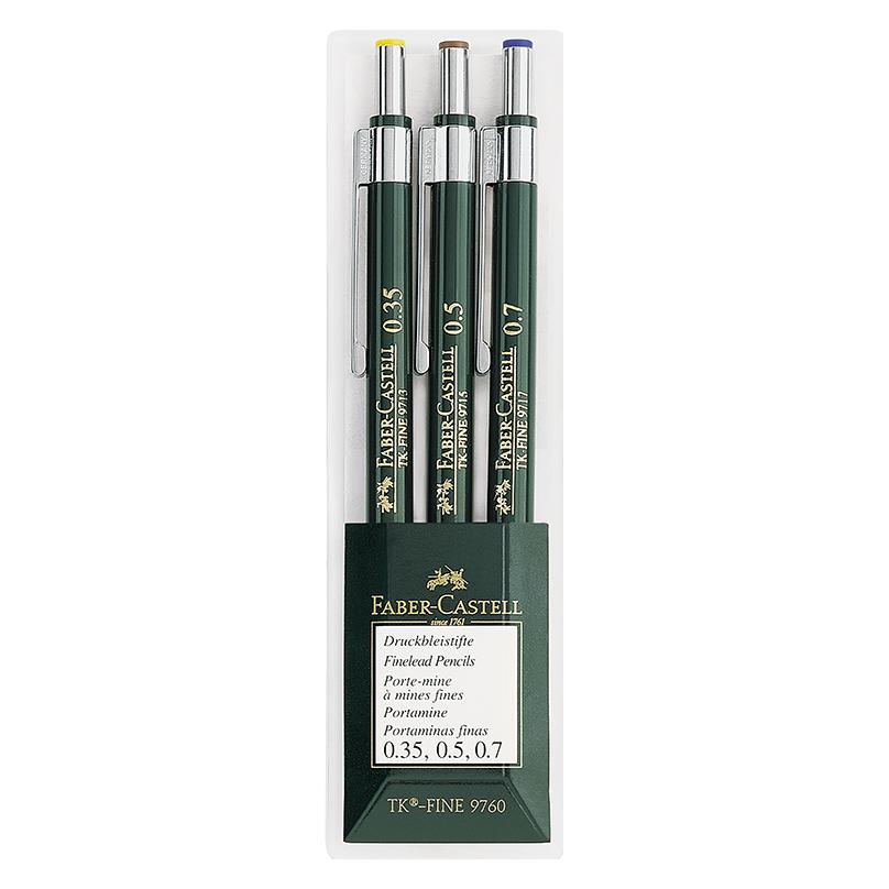 Faber-Castell 3er Etui TK-Fine (0.35 mm, HB, 3x) (136030)