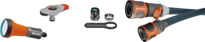 GARDENA Textilschlauch Liano Xtreme 13 mm, 10 m - Set mit Adapter