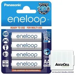 Panasonic Eneloop (4 Stk., AA, 2000 mAh), Batterien + Akkus