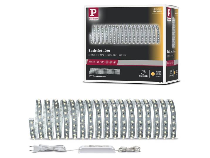 Paulmann MaxLED 500 LED Strip Warmweiß Basisset