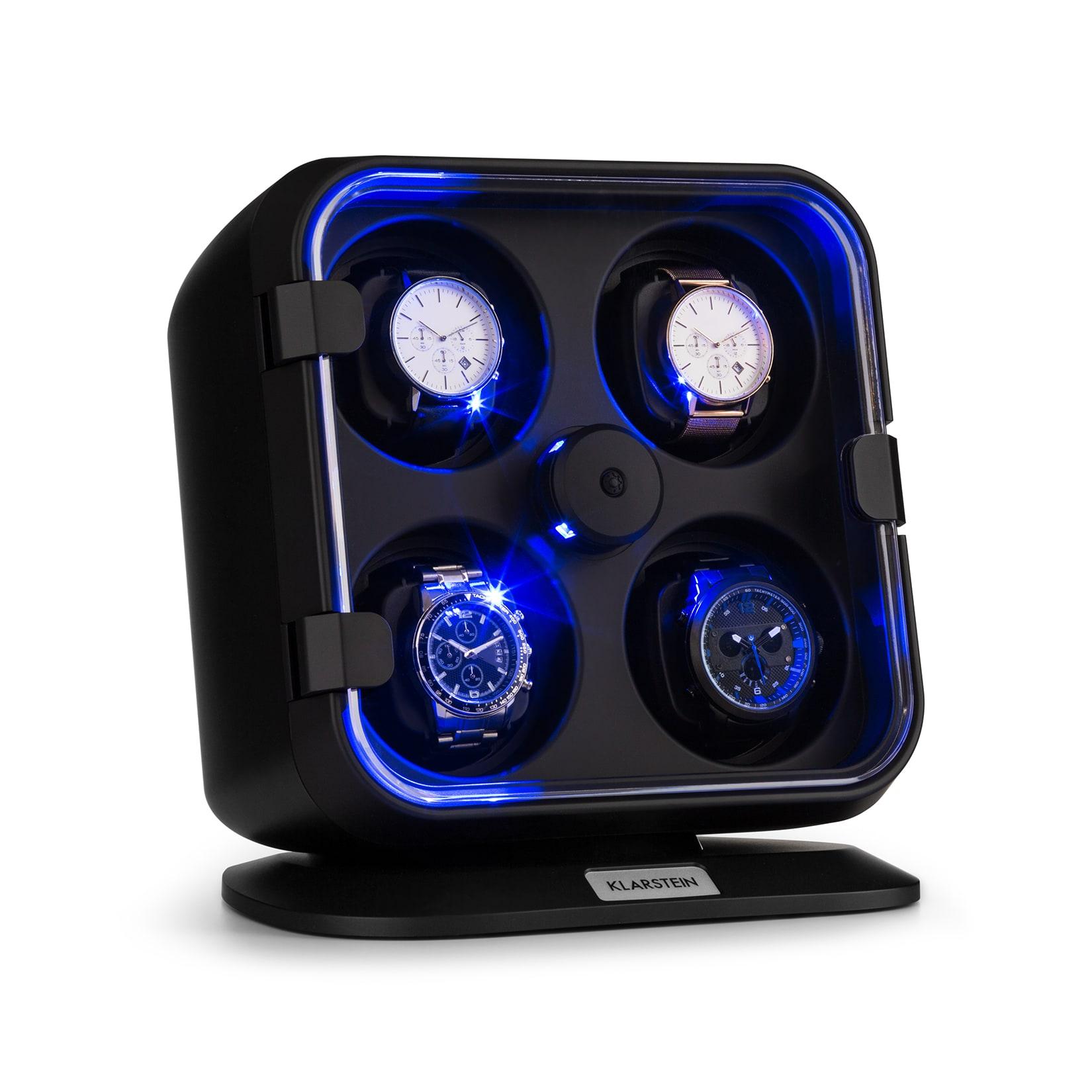 Clover Uhrenbeweger 4 Uhren 3 Rotationen 4 Geschwindigkeiten LED