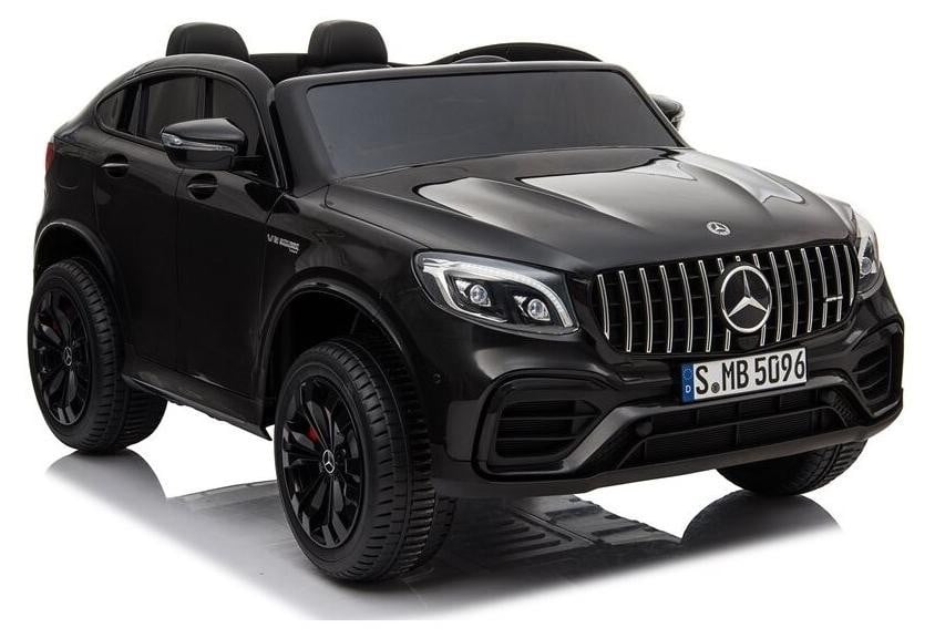 Kindervoertuig Mercedes GLC 63S Lean Cars, zwart gelakt, model MP4
