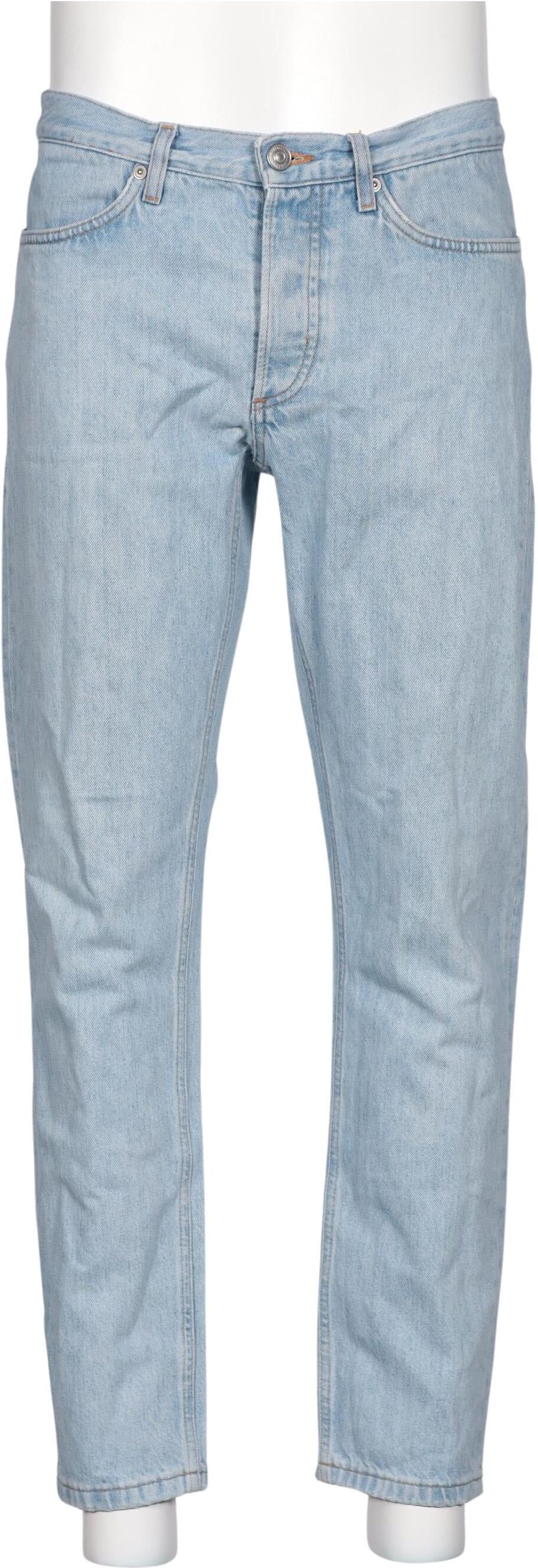Asket Herren Jeans, Hellblau, Gr. W32, Baumwolle - Second Hand