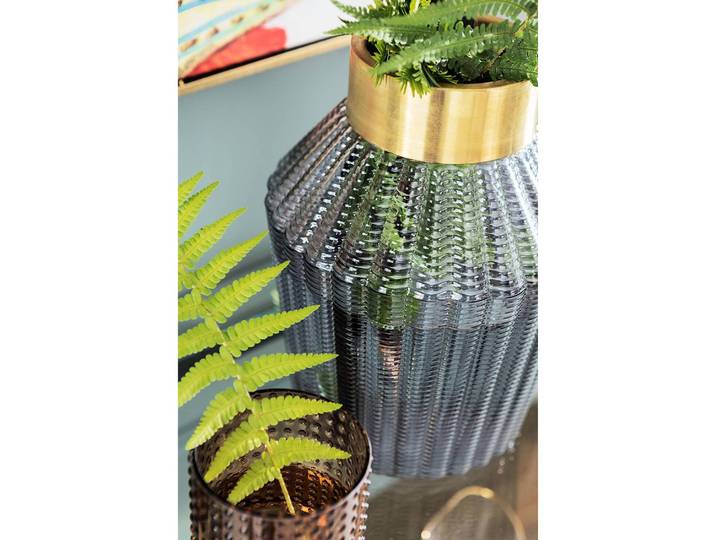 Vase Barfly 21 x 30 x 21cm Gris