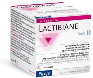 Pileje LACTIBIANE CRIANÇAS 30 Saquetas
