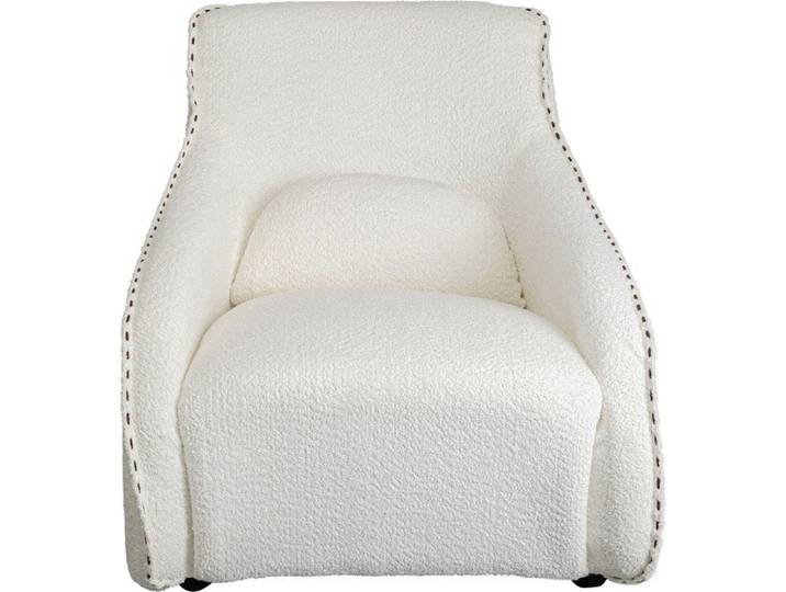 Fauteuil à bascule Swing Ritmo Boucle crème Kare Design