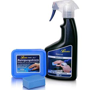 Petzoldts Lackreiniger Magic Clean Gleitmittel, Set für Auto, Motorrad und Wohnwagen, blau, 100g