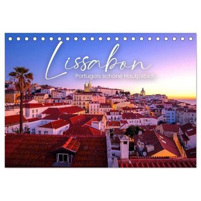 Lissabon - Portugals schöne Hauptstadt. (Tischkalender 2027 DIN A5 quer), CALVENDO Monatskalender