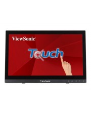 ViewSonic LED-Monitor 40,6 cm 16" 15.6" sichtbar Touchscreen 1366 x 768 TN 190 cd/m² 500:1 12 ms HDMI VGA Lautsprecher (TD1630-3) EEK:B (A - G)