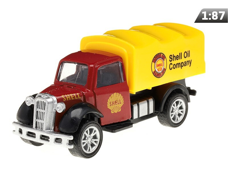 Shell Oldtimer transportvoertuig model op schaal 1:87