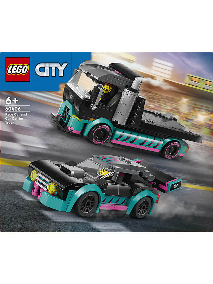 LEGO® City 60406 Autotransporter mit Rennwagen - ab 6 Jahren - onesize