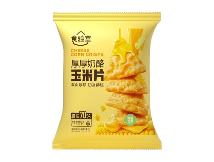 Shiyanshi Chips de maïs au fromage épais 70 g