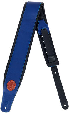 Levys "Pad. Garm. Leather Strap 3"BLU" Blau
