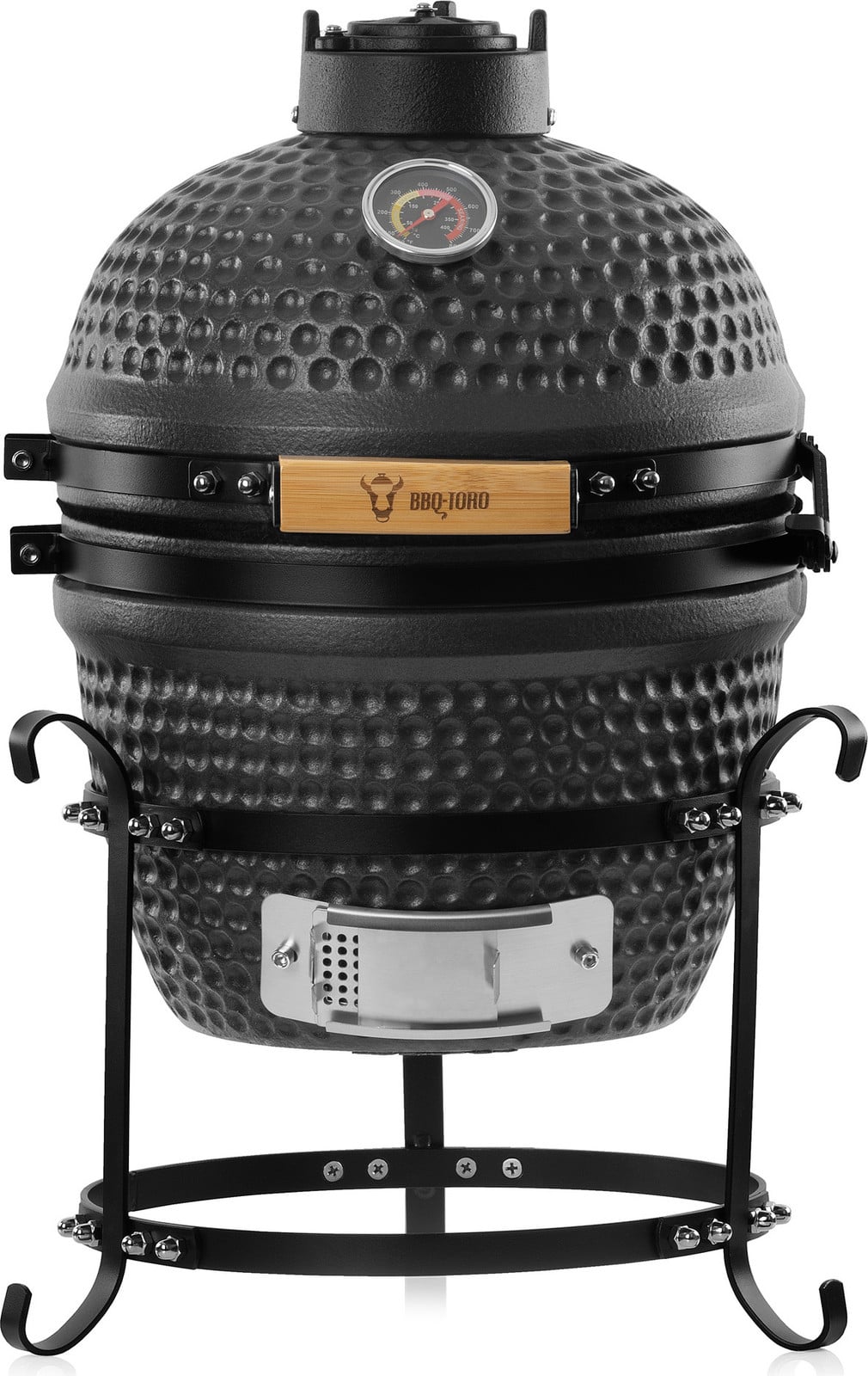 BBQ-Toro Kamado houtskoolgrill HAIIRO matgrijs diameter 32 cm