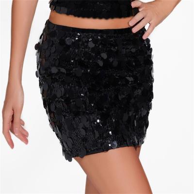 LightInthebox Samba Dancewear Mini Sequin Skirt Hip-Hugging Skirt For Festivals Stage Partiesl Performance Costume
