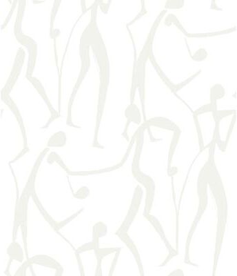 York Wallcoverings Joyful Dancers Pearl Wallpaper