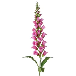 Boltze Künstliche Stielblume Fingerhut, 96 cm, 12 cm, pink