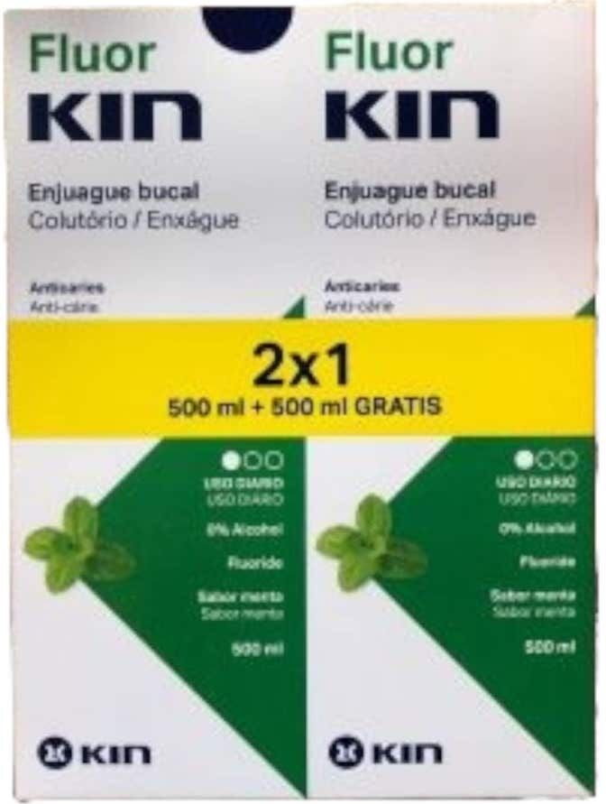 Kin Fluor Enjuague Anticaries 2x500ml