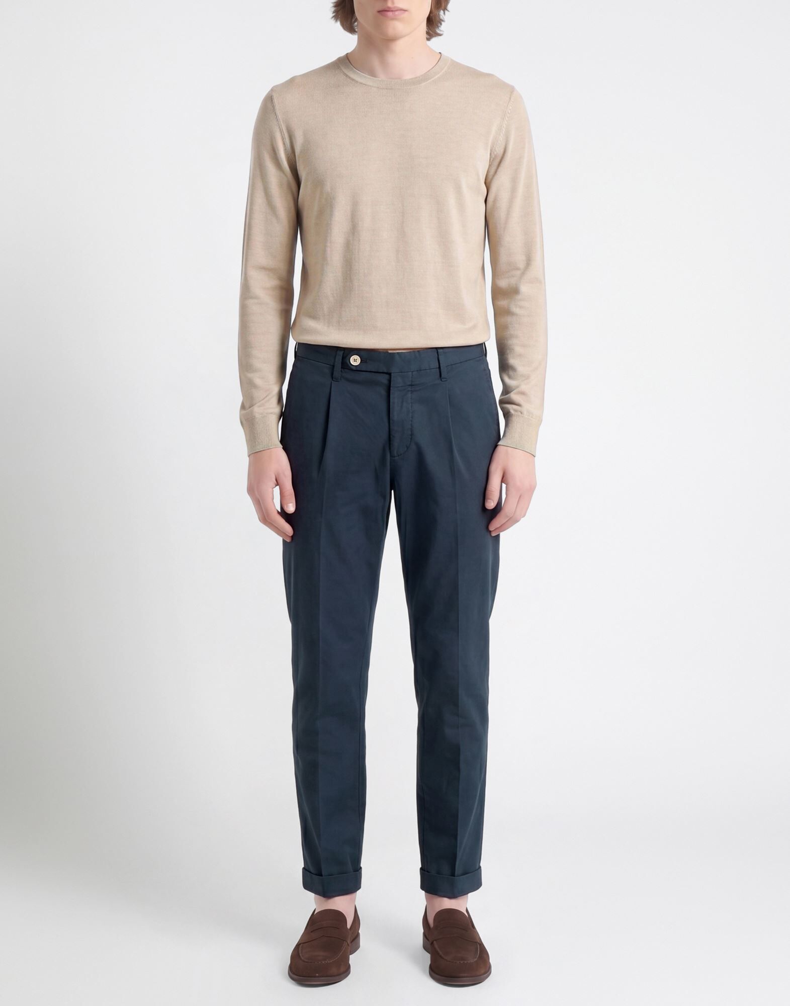Michele Carbone Pantalones Hombre Azul marino 34,36,38,40,42 Hombre