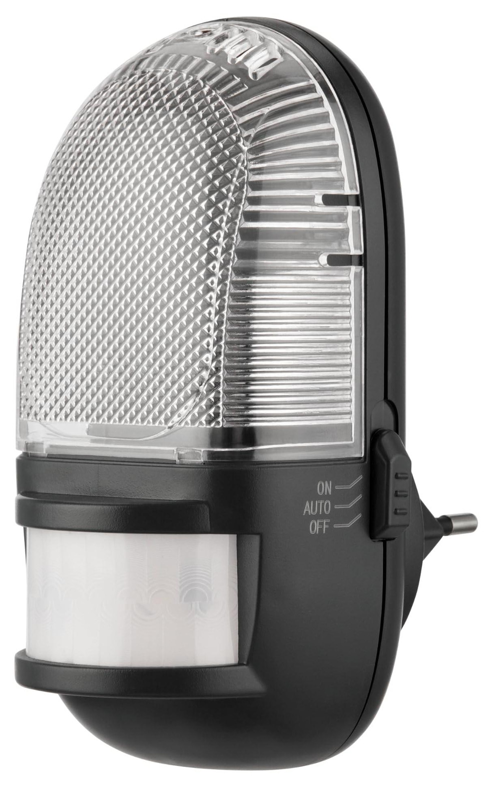 REV LED nachtlamp met bewegingssensor en 110 graden detectiebereik, antraciet