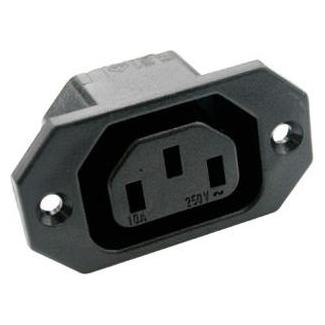 MPE-Garry C13 Net Entree Female with 6,3 mm faston tabs for 65 C (43R031121)