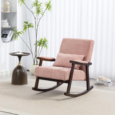 GREATPLANINC Mid Century Reading Rocking Chair Accent Chair