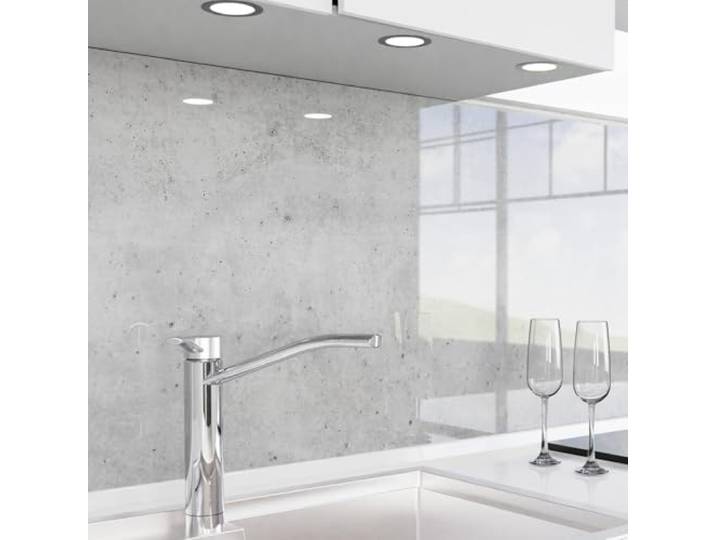 danario Küchenrückwand selbstklebend, Glasoptik 0,8 mm - Spritzschutz Küche Die smarte Alternative zu Glas. Nur bei uns: Ablösbar & mieterfreundlich. Überbrückt Fliesen