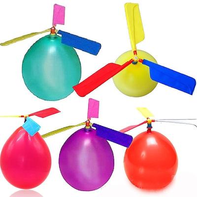 Ballon-Hubschrauber Ballons fliegen mit Pfeife Kinder fliegende Spielzeuge Geburtstagsfeier Spielzeuge Füllgeschenke Rückgeschenke für Jungen Mädchen Baby-Feierpartys Outdoor-Partys Weihnachtsgeschenk