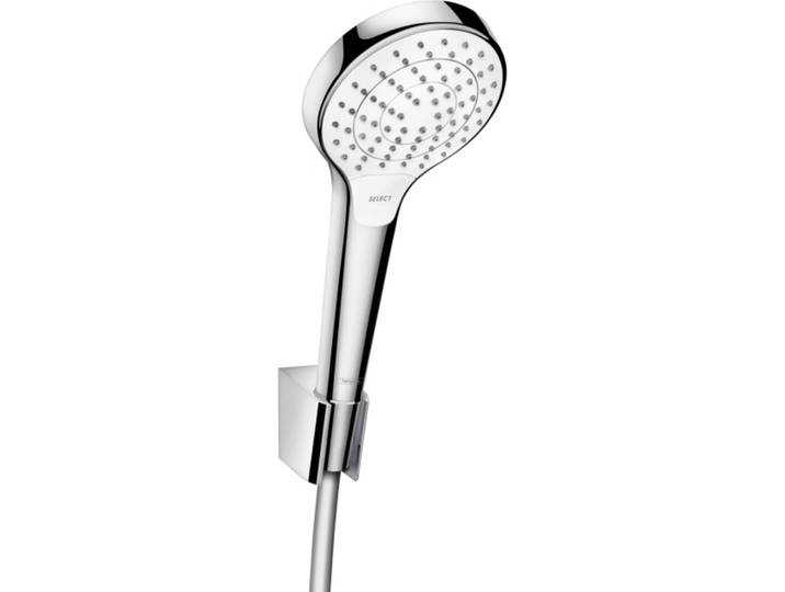 hansgrohe Croma Select S Ensemble de douche Vario blanc/chrome\, 1 pièce.