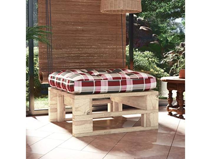 POUFGDR Sitzsack, Palette, Garten, Kiefernholz, imprägniert Mit Kissen, Fußstütze oder Couchtisch, modular, für Gartenmöbel