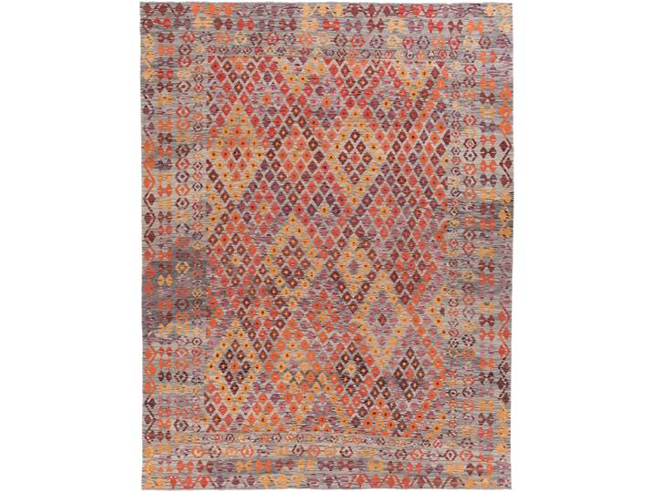 Kelim Afghan Heritage Teppich 260x350 Handgewebt Orientteppich Wolle