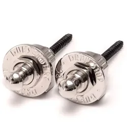 Duesenberg Drop Stop Straplocks Nickel - Endpin