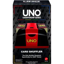 Mattel Games Automatischer Kartenmischer aus der UNO Championship-Reihe für UNO-Karten (Deutsch, Englisch, Finnisch, Französisch, Italienisch, Niederländisch, Portugiesisch, Schwedisch, Spanisch, 2 - 10 Spieler)