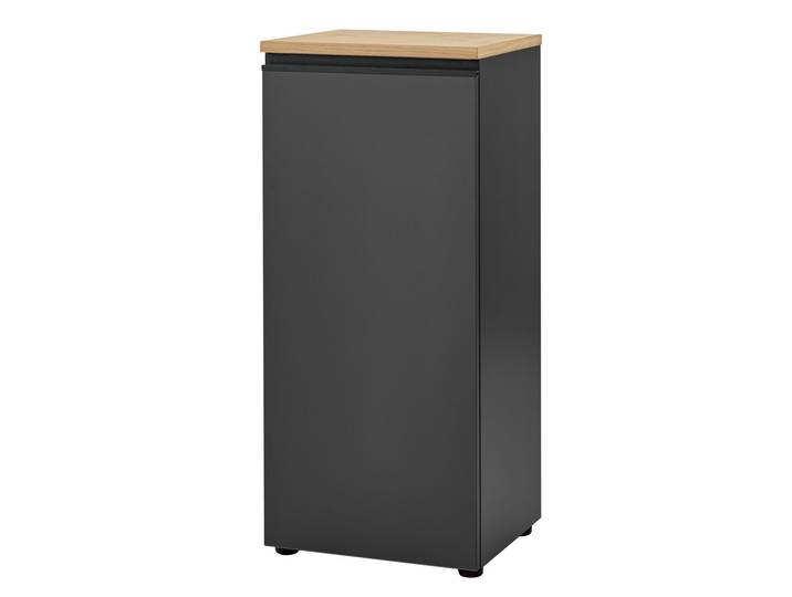 Dieter Knoll Kommode LENDINA, grau, Holzfurnier
