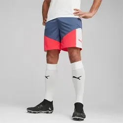Puma individualCUP Trainingsshorts blau/weiß