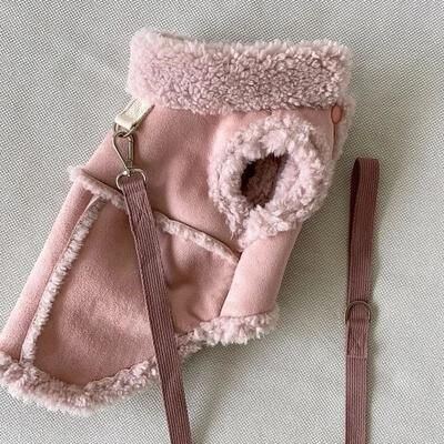 Uplift Treasures Warm Winter Dog Coat Jacket pink s