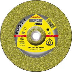 Schruppscheibe KLINGSPOR gekröpft 230x8,0x22,23mm