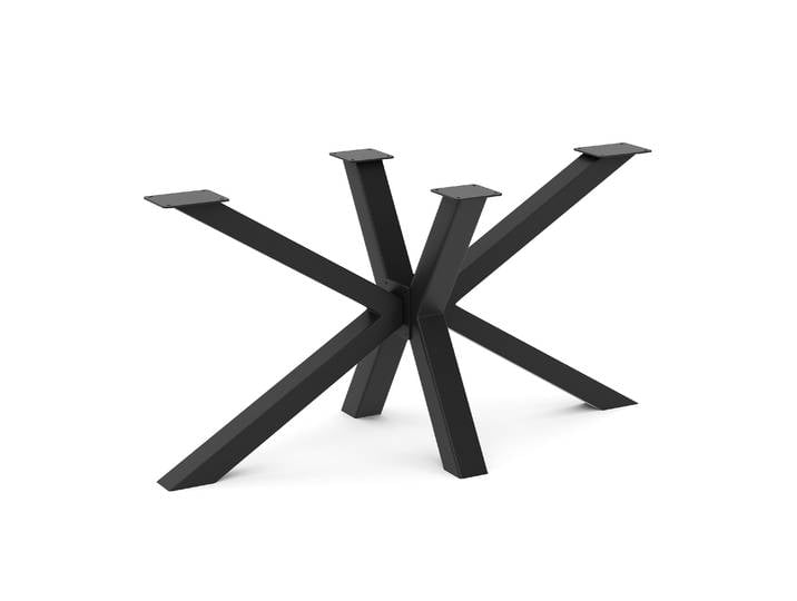 Tischgestell Stahl Spider 150 x 70 x 72 cm schwarz
