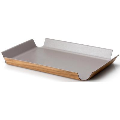 Tablett CONTINENTA, grau (taupe), B:29,5cm L:41cm, Holzwerkstoff, Tabletts