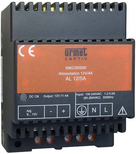 Grothe Alimentation AP, pour rail DIN NG AL12/5A (39340)