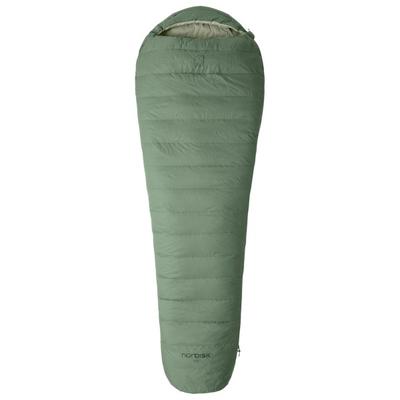 Nordisk - Ides +5° Mummy Sleeping Bag - Daunenschlafsack Gr XL - bis 205 cm Zip: Left Grün