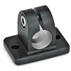 Flansch-Klemmverbinder, Aluminium, mit 2 Befestigungsbohrungen (145-B12-2-SW)