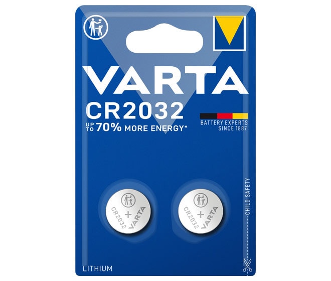 VARTA AG VARTA Professional Electronics Knopfzelle Batterie CR 2032 2er Blister 06032 101 402