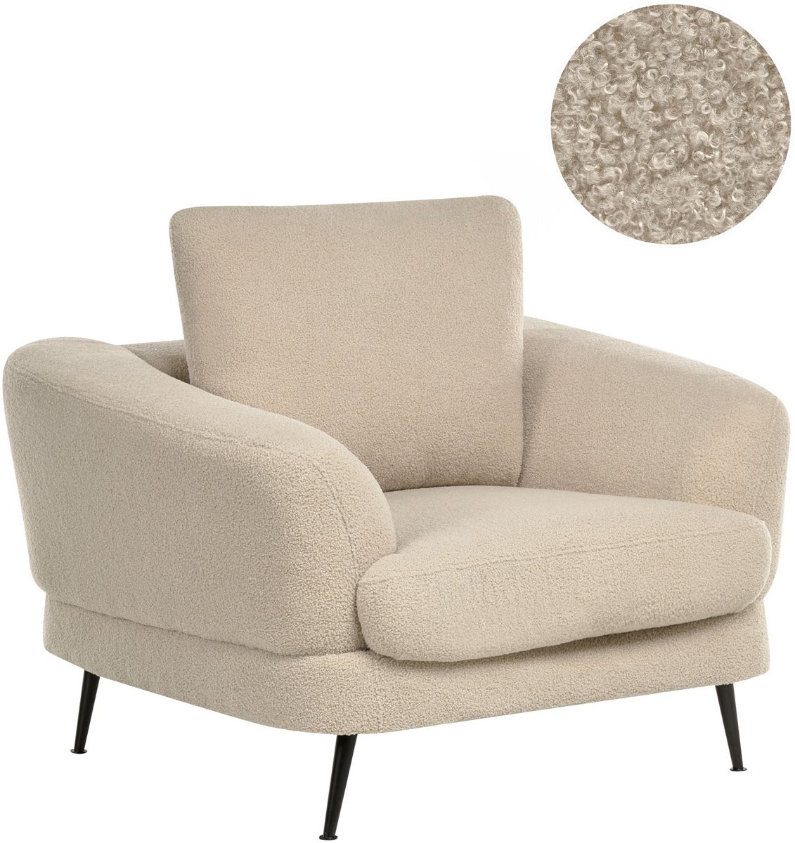Beliani Scandinavische Fauteuil voor volwassenen