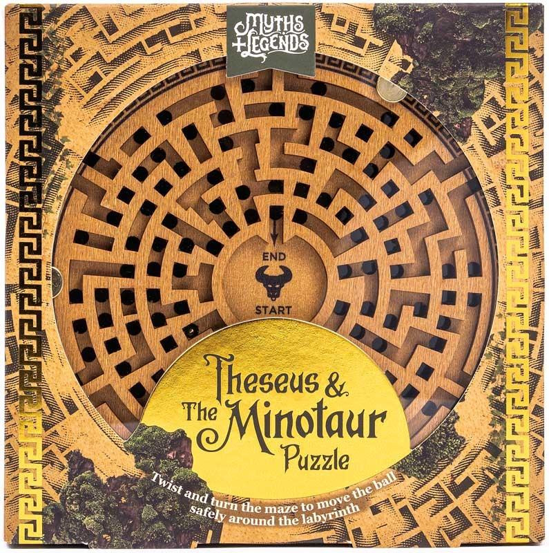 Professor Puzzle Puzzel Mythes en legendes Theseus en de Minotaurus Kartonnen educatief spel