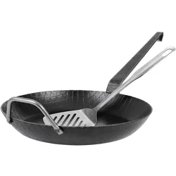 GRÄWE Bundle Bratpfanne mit Gegengriff 32 cm inkl. Wender